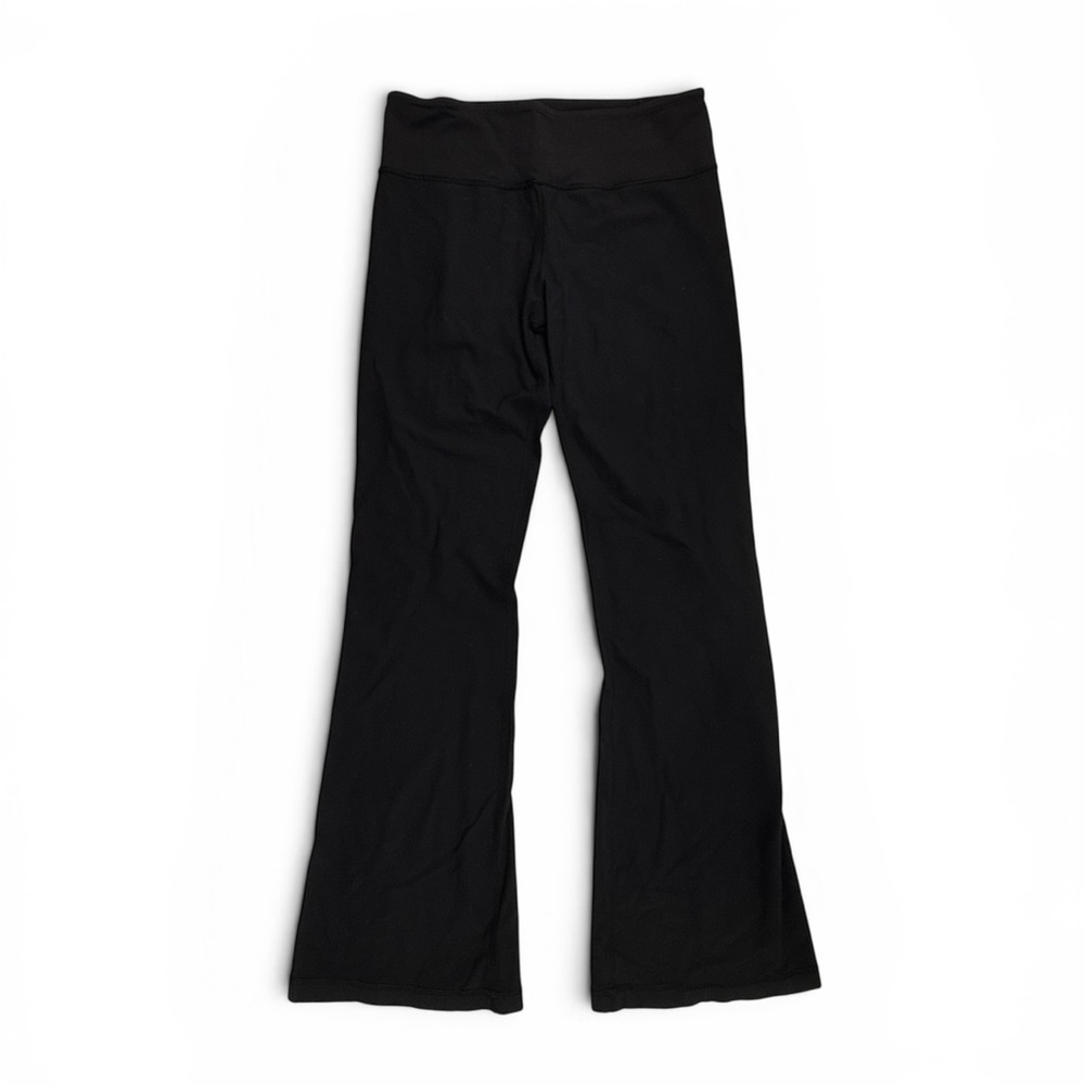 Lululemon Groove Women's Size 6 Flared Pants Black Reversible Brushed
